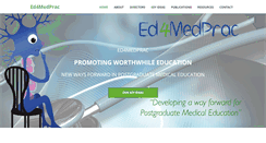 Desktop Screenshot of ed4medprac.co.uk